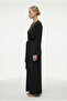 Premium Tie-Detail Skirt Oversized Blouse Double Set - 4