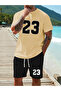 Unisex women's/men's special Printed shorts t-shirt set