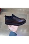 Men's Inside-Outside Genuine Leather Leather Opedi̇k Seasonal, Comfortable Casual Black-Brown Leather Shoes