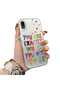 iPhone Xr Compatible Hard Acrylic Back Silicone Edge Lens Protection Case