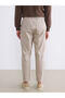 Giyçık Store Den Beige Standard Fit Men's Trousers with Elastic Waist - 4