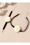 Pack of 2 - White Flower Choker Necklace and Bracelet - 4