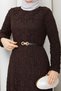 Women's Belt Li Lined Tulle Dress - 7