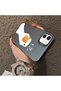 iPhone 12 Mini Compatible Hard Acrylic Back Silicone Edge Lens Protection Case - 4
