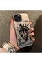iPhone 13 Pro Max Compatible Hard Acrylic Back Silicone Edge Lens Protection Case - 2