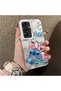 Samsung Galaxy S25 Compatible Hard Acrylic Back Silicone Edge Lens Protection Case Stitch - 2