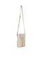 Women Flap Closure Sling Bag In Cream - 2