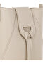 Women Flap Closure Sling Bag In Cream - 5