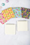 10X10 cm 6-Pack Cardboard Cover Spiral Pocket Notebook Notepad - Flamingo - 3