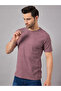 Men Purple Textured Knit T-Shirt - 5