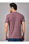 Men Purple Textured Knit T-Shirt - 3