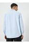 Men Blue Relaxed Fit Cotton Casual Shirt - 4