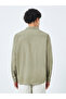Men Olive Cotton Relaxed Fit Casual Shirt - 5
