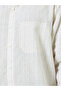 Men Beige Relaxed Fit Striped Cotton Shirt - 3