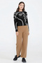 Knitwear Women's Pocketed Pants - Camel - 2