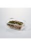 730ml Borosilicate Glass Rectangle Container, Airtight Lid, Oven, Microwave & Freezer Safe - 3