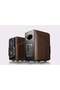 S2000Mkii Powerful Hi-Fi Rack Type Active Speaker Bookshelf Speaker (Brown) - 3