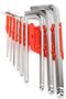 9Pcs Hex Key Set, Hex Key Allen Wrench Set, Long Arm Ball End Hex Key Wrench Set + 1Pc Cover for Aut