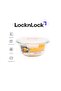 870ml Borosilicate Glass Round Container, Airtight Lid, Oven, Microwave & Freezer Safe