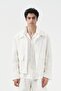 Patterned Ecru Thin Jacket