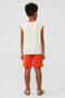 Bg Store Boy's Ecru Tank Top - 4