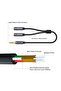 كابل مزدوج 3.5 ملم AUX (Y-C956ABK) - 6