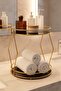 Gold Two-Tier Perfume, Jewelry & Cosmetic Organizer - 7