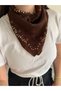 Soft-Textured Women's Scarf - Brown Color - 2
