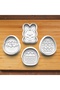 Cute Easter Set of 4 2026 Cookie and Candy Dough Molds
