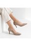 Genuine Leather Stiletto 6 cm Heeled Elegant Pointed Toe Women's Shoes - 4