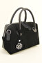 Women's Genuine Leather Long Strap with Suede Accessories Clutch Bag