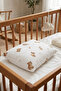 Cotton Muslin 1 Piece Baby Pillow and 2 Piece Pillowcases - 42X33Cm Bead Silicone Filled Pillow - 6