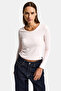 Women's Powder Pink W5 100% Organic Cotton Stretchy Relaxed Fit Blouse