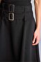High Waist Belt Piece Midi Skirt H5707Ax26Sp - 4