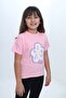 Girl's Flower Text Printed T-Shirt - 3