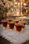 Set of 6 Glass Cups with Beaded Handles 100 Ml, Height 8 Cm, Mouth Diameter 7.5 cm Stylish Design - 3