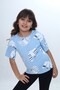 Girl's Bird Board Printed T-Shirt - 2