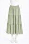Women's Chiffon Lined Polka Dot Layered 3-Ply Skirt