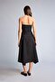 High Waist Belt Piece Midi Skirt H5707Ax26Sp - 5