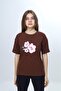 Girl's Sakura Flower Printed T-Shirt