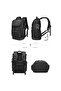 Laptop Backpack for Travel Work School 15.6Inch USBPort Water Resistant Anti Theft Pocket Black 9409 - 4