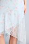 Asymmetrical Floral Regular Waist Combed Cotton Lining Tulle Skirt H0802Ax26Sp - 4