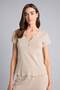 %100 Cotton New Regular Fit Short Sleeve 2'Li Shorts T-Shirt Pique Pajamas Suit G7966Ax26Sp - 3