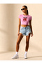 Women's Cotton Lu Stretch Fabric Just Chillin Printed Casual Cropped - 3