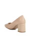 Beige Women's Heeled Shoes - 4