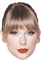Taylor Singer Swift Six Pack Cardboard Face Masks With Tabs and Elastic - 5