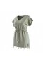 Linen Fabric Green Summer Dress/Beach Dress