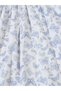Girls Blue Butterfly Print Knee-Length Dress - 8
