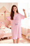 Girls Bow Print Short Sleeve Nightdress - 5