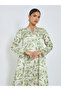 Green All Over Digital Print Jalabiya - 2